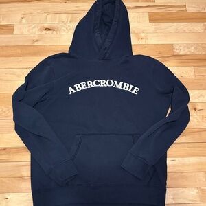 Abercrombie and Fitch Blue Hoodie - Young Men Large